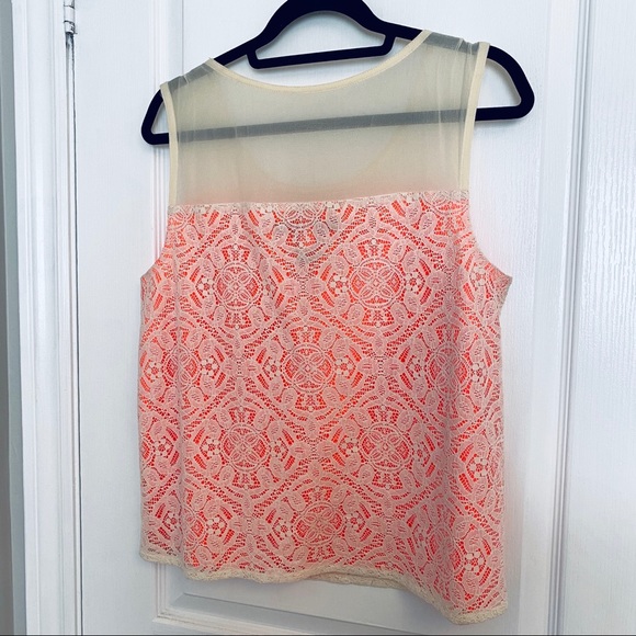 🧡EUC - Marc by Marc Jacobs Lace Overlay Top - Picture 3 of 7